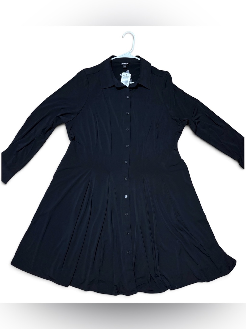 Torrid NWT Fluted Shirt Dress